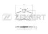 ZEKKERT BS-1736 (BS1736) Brake Pad Set, disc brake