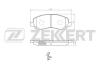 ZEKKERT BS-2198 (BS2198) Brake Pad Set, disc brake