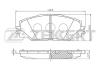 ZEKKERT BS-2716 (BS2716) Brake Pad Set, disc brake