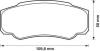 JURID 573115D Brake Pad Set, disc brake