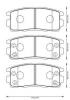 JURID 573386J Brake Pad Set, disc brake