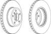 JURID 562397JC Brake Disc