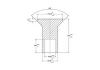 JURID 8131064002 Rivet, drum brake lining