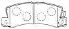 FIT FP0685 Brake Pad Set, disc brake