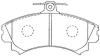 FIT FP0837 Brake Pad Set, disc brake