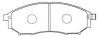 FIT FP0888 Brake Pad Set, disc brake