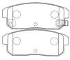 FIT FP0900 Brake Pad Set, disc brake