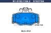 GALFER B1.G102-1184.2 (B1G10211842) Brake Pad Set, disc brake