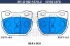 GALFER B1.G102-1378.2 (B1G10213782) Brake Pad Set, disc brake