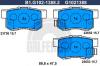 GALFER B1.G102-1388.2 (B1G10213882) Brake Pad Set, disc brake