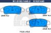 GALFER B1.G102-1440.2 (B1G10214402) Brake Pad Set, disc brake