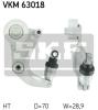 SKF VKM63018 Tensioner Pulley, v-ribbed belt