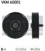 SKF VKM60001 Deflection/Guide Pulley, v-ribbed belt