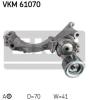 SKF VKM61070 Tensioner Pulley, v-ribbed belt