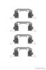 HERTH+BUSS JAKOPARTS J3661024 Accessory Kit, disc brake pads