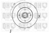 QUINTON HAZELL BDC3712 Brake Disc