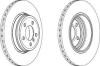 FERODO DDF1247C-1 (DDF1247C1) Brake Disc