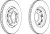 FERODO DDF1526C-1 (DDF1526C1) Brake Disc