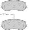 FERODO FDB4154 Brake Pad Set, disc brake