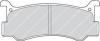 FERODO FDB482 Brake Pad Set, disc brake