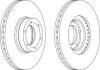 FERODO DDF1067 Brake Disc