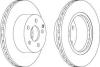 FERODO DDF1688 Brake Disc