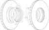 FERODO FCR165A Brake Disc