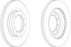 FERODO FCR183A Brake Disc