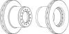 FERODO FCR189A Brake Disc