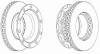 FERODO FCR222A Brake Disc