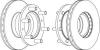 FERODO FCR233A Brake Disc