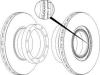 FERODO FCR258A Brake Disc