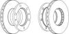 FERODO FCR338A Brake Disc