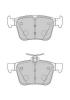 FERODO FDB4697 Brake Pad Set, disc brake