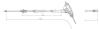 FERODO FHB432415 Cable, parking brake