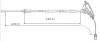 FERODO FHB432416 Cable, parking brake