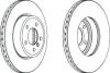 FERODO DDF1271C-1 (DDF1271C1) Brake Disc