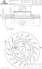 BREMBO 09.9825.10 (09982510) Brake Disc