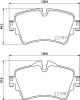 BREMBO P06092 Brake Pad Set, disc brake