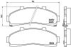 BREMBO P24041 Brake Pad Set, disc brake