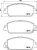 BREMBO P28077 Brake Pad Set, disc brake