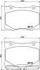 BREMBO P28079 Brake Pad Set, disc brake