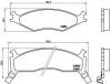 BREMBO P30006 Brake Pad Set, disc brake