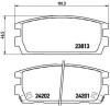 BREMBO P30021 Brake Pad Set, disc brake
