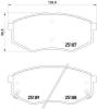 BREMBO P30055 Brake Pad Set, disc brake