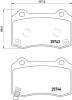 BREMBO P30074 Brake Pad Set, disc brake