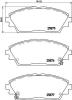 BREMBO P49050 Brake Pad Set, disc brake