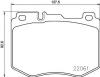 BREMBO P50120 Brake Pad Set, disc brake