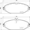 BREMBO P50124 Brake Pad Set, disc brake