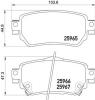 BREMBO P56098 Brake Pad Set, disc brake